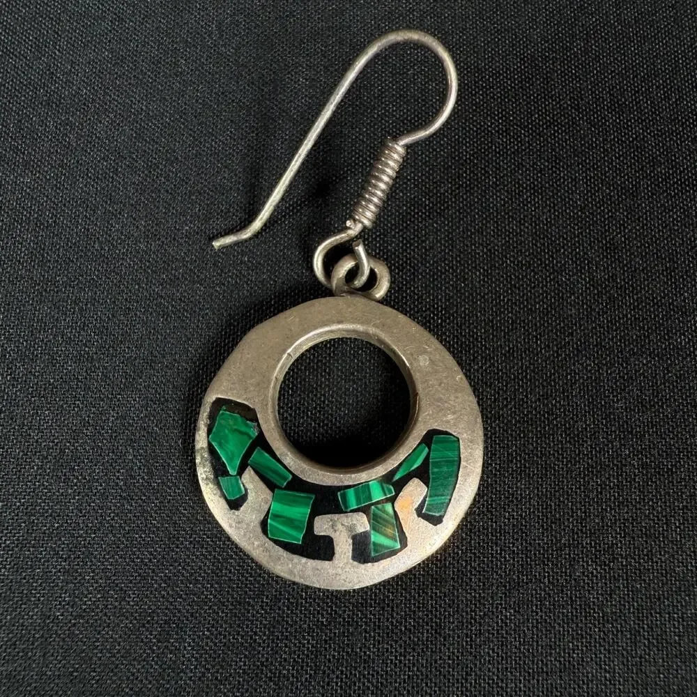 925 Sterling Silver Mexico vintage Earrings Handmade
